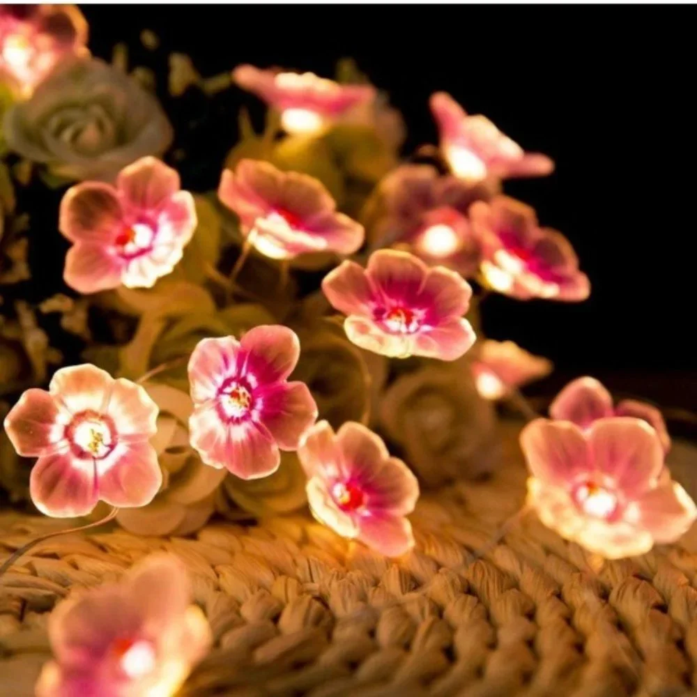 Japanese Cherry Blossom LED Night Light Room Decor